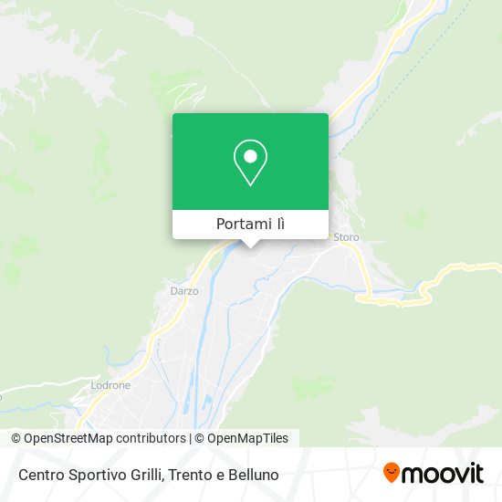 Mappa Centro Sportivo Grilli