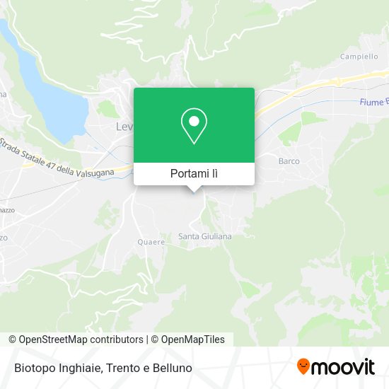 Mappa Biotopo Inghiaie