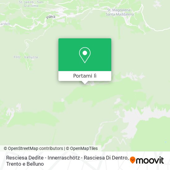 Mappa Resciesa Dedite - Innerraschötz - Rasciesa Di Dentro