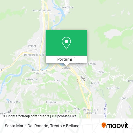 Mappa Santa Maria Del Rosario