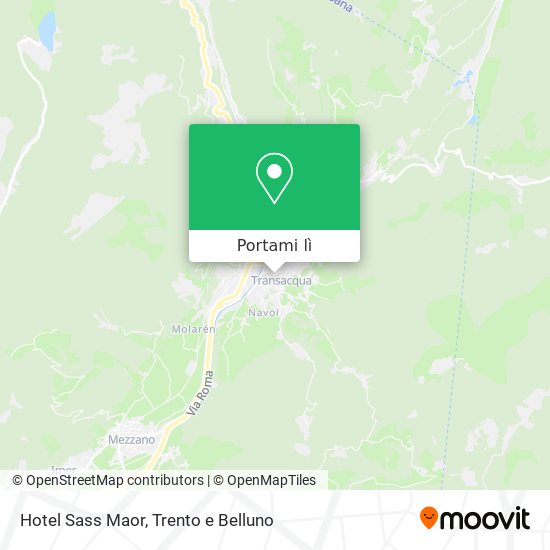 Mappa Hotel Sass Maor