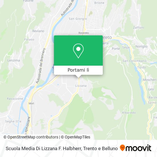 Mappa Scuola Media Di Lizzana F. Halbherr