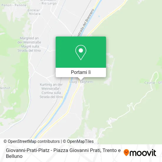 Mappa Giovanni-Prati-Platz - Piazza Giovanni Prati