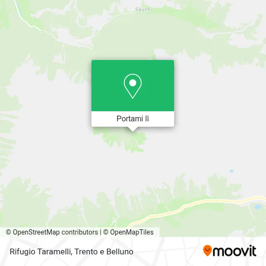 Mappa Rifugio Taramelli
