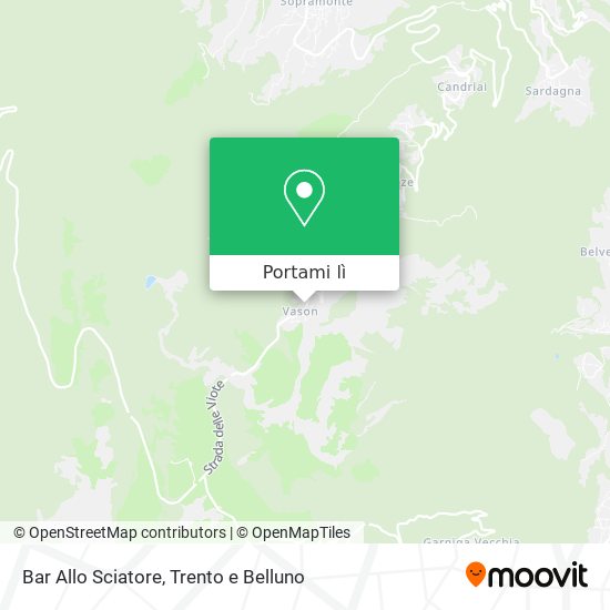 Mappa Bar Allo Sciatore