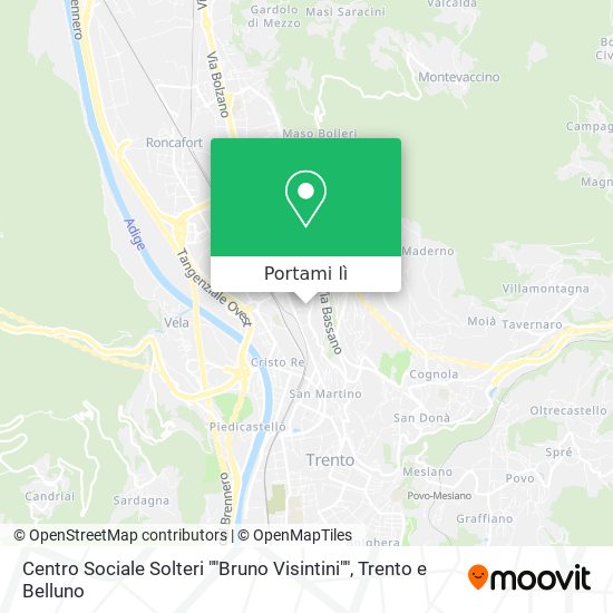 Mappa Centro Sociale Solteri ""Bruno Visintini""