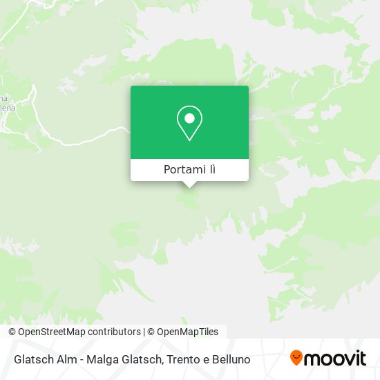 Mappa Glatsch Alm - Malga Glatsch
