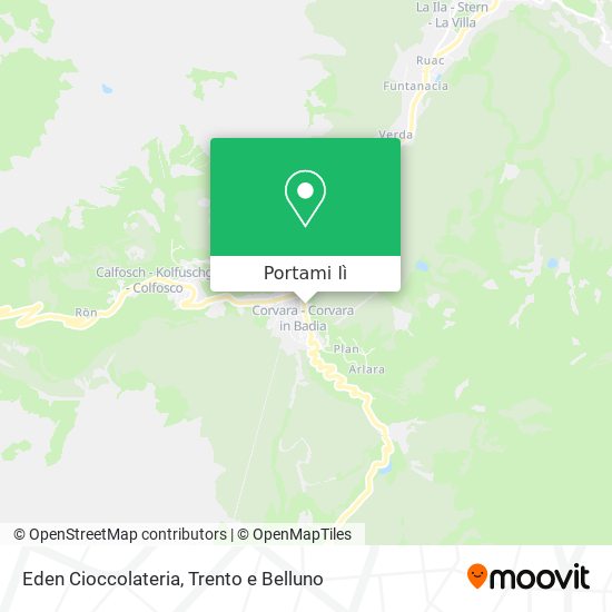 Mappa Eden Cioccolateria