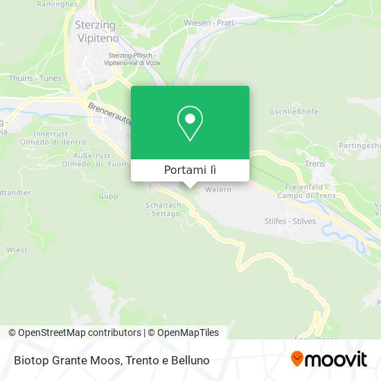 Mappa Biotop Grante Moos