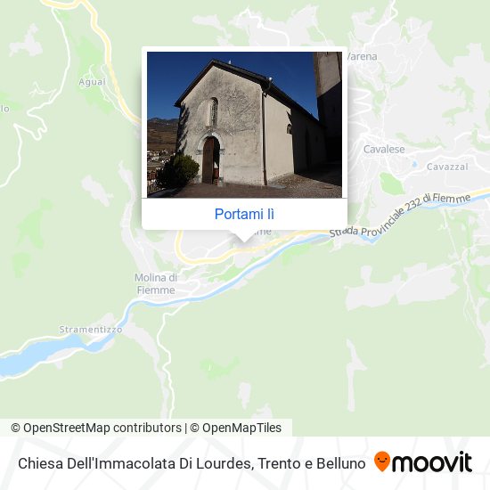 Mappa Chiesa Dell'Immacolata Di Lourdes