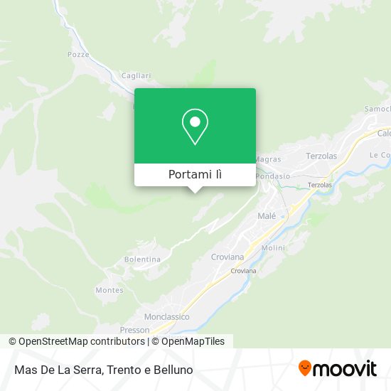 Mappa Mas De La Serra