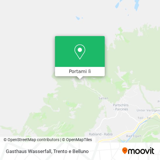 Mappa Gasthaus Wasserfall