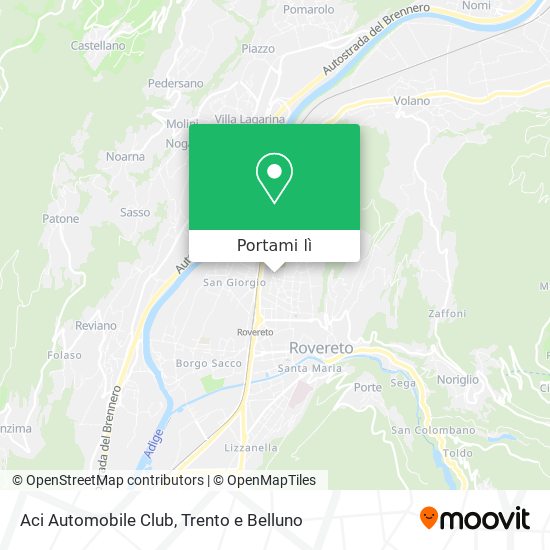 Mappa Aci Automobile Club