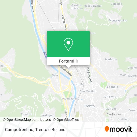 Mappa Campotrentino