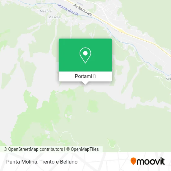 Mappa Punta Molina