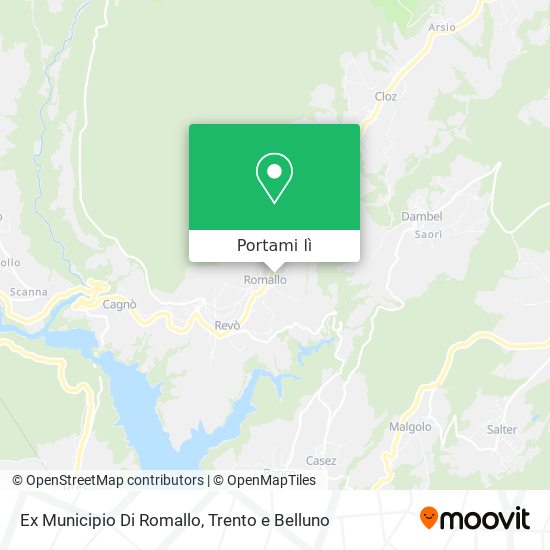 Mappa Ex Municipio Di Romallo