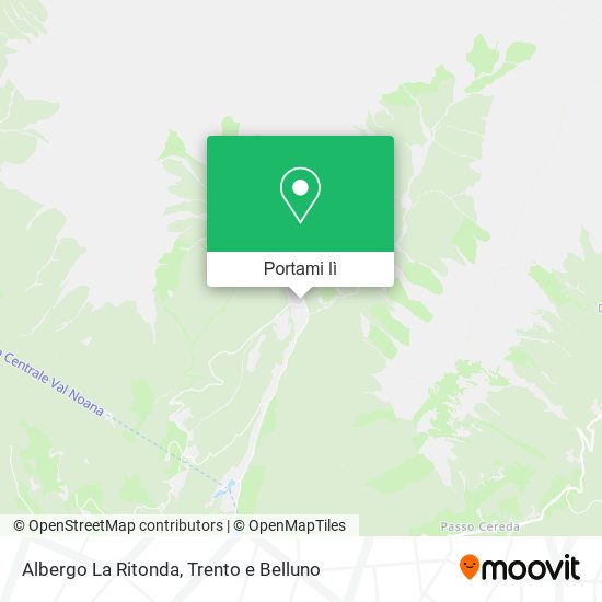 Mappa Albergo La Ritonda