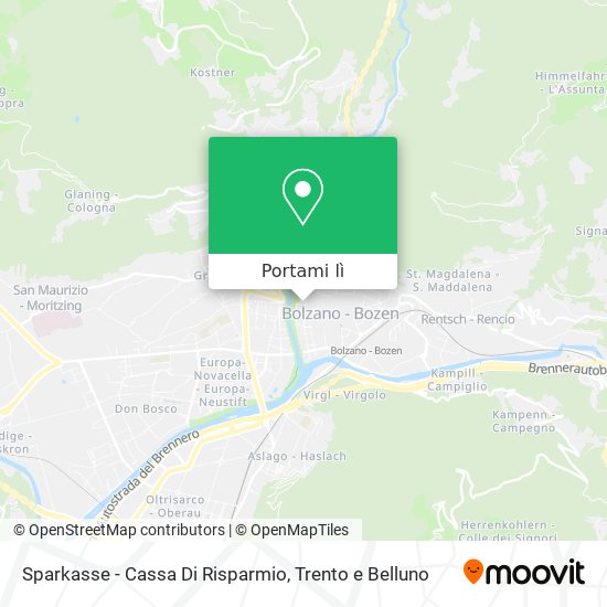 Mappa Sparkasse - Cassa Di Risparmio