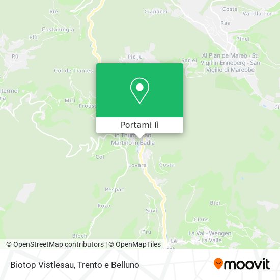 Mappa Biotop Vistlesau