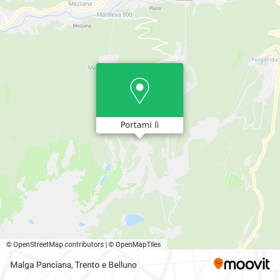 Mappa Malga Panciana