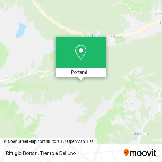 Mappa Rifugio Bottari