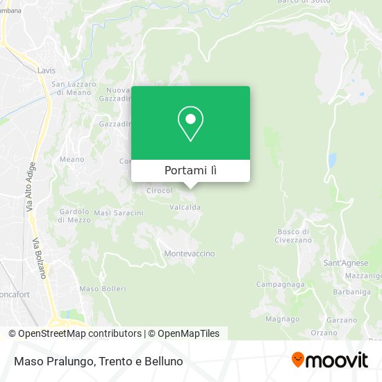 Mappa Maso Pralungo