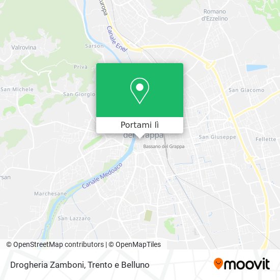 Mappa Drogheria Zamboni