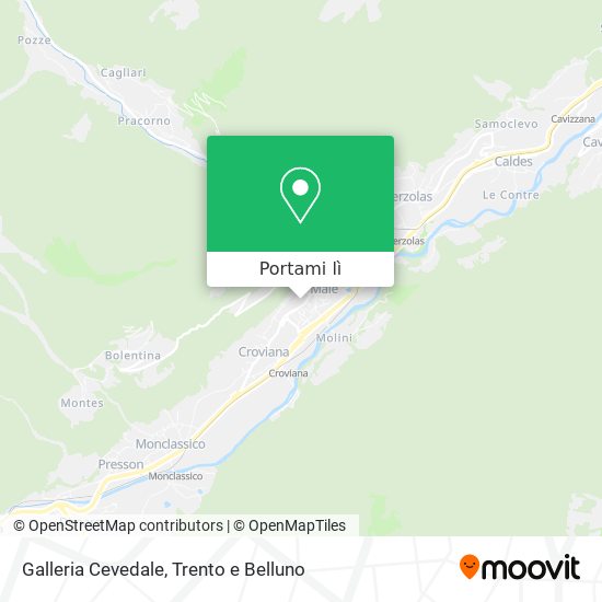Mappa Galleria Cevedale