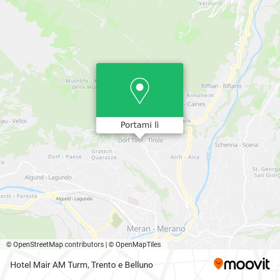 Mappa Hotel Mair AM Turm