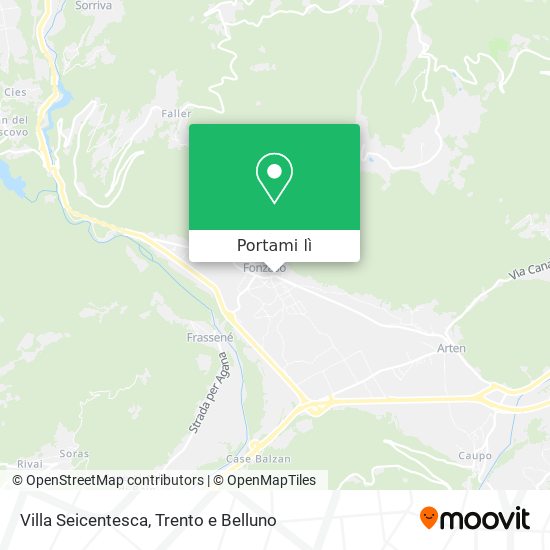 Mappa Villa Seicentesca