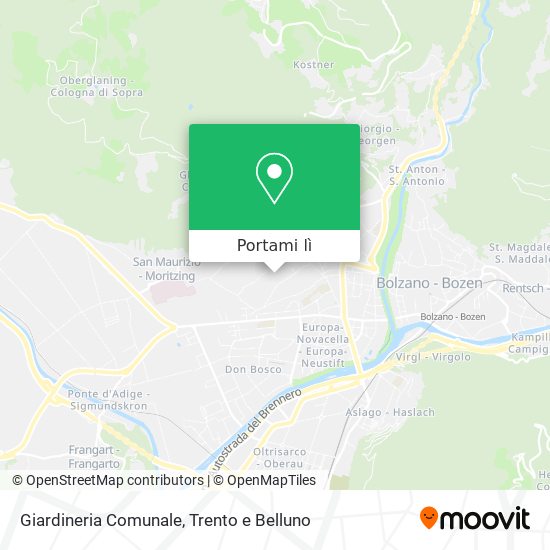 Mappa Giardineria Comunale