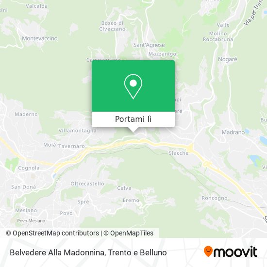 Mappa Belvedere Alla Madonnina