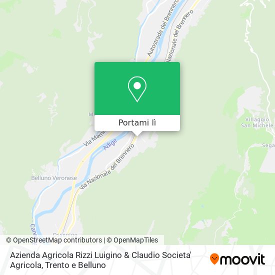 Mappa Azienda Agricola Rizzi Luigino & Claudio Societa' Agricola