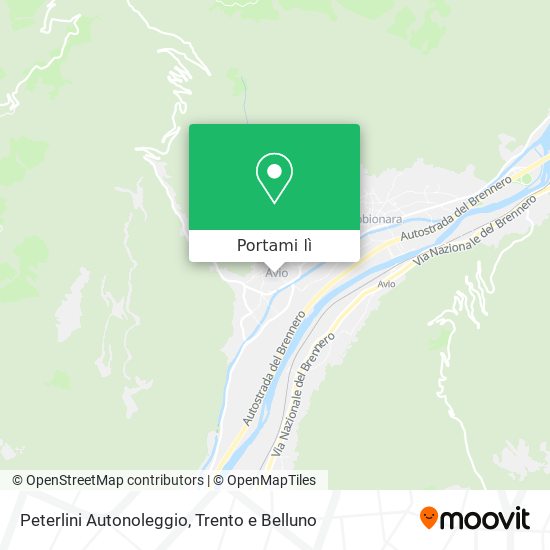 Mappa Peterlini Autonoleggio