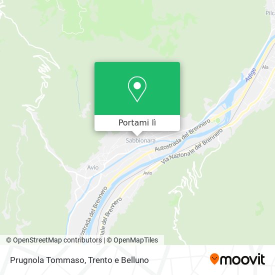 Mappa Prugnola Tommaso