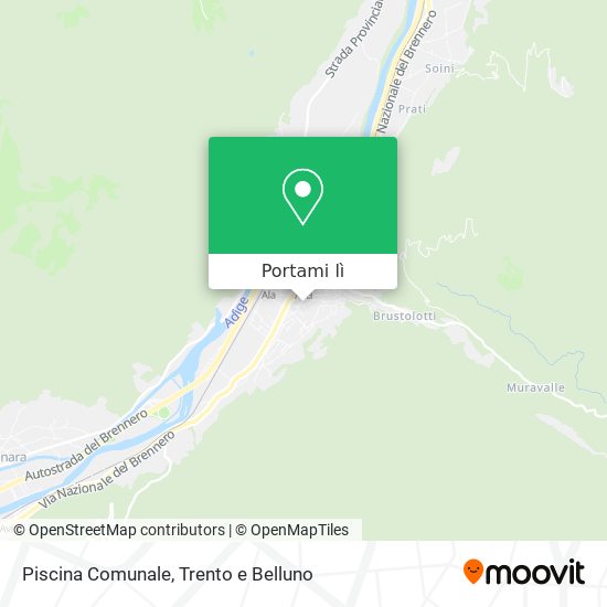 Mappa Piscina Comunale