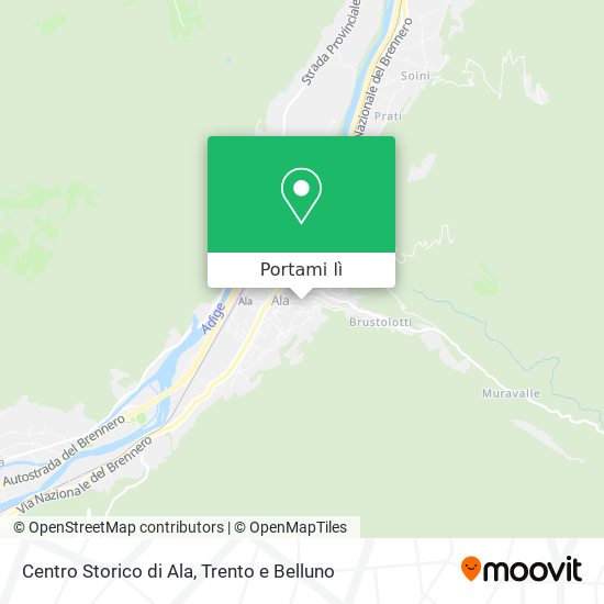Mappa Centro Storico di Ala