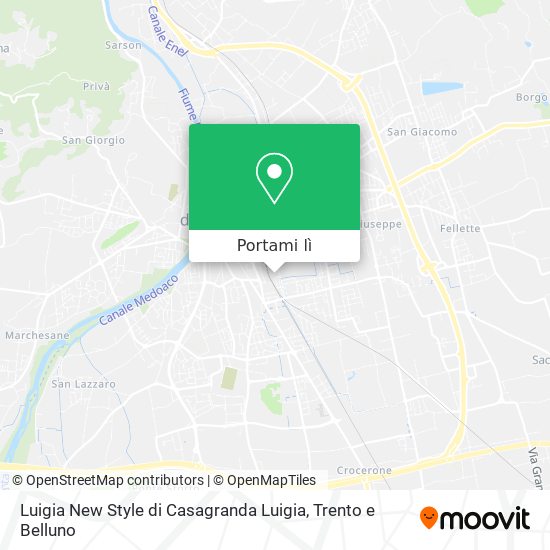 Mappa Luigia New Style di Casagranda Luigia
