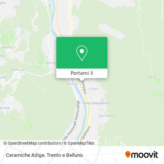Mappa Ceramiche Adige