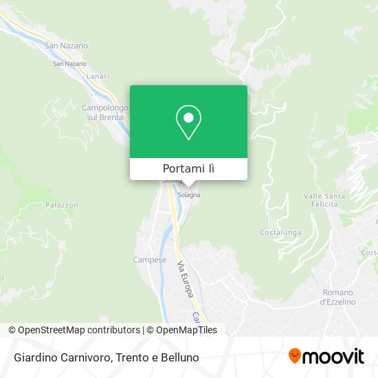 Mappa Giardino Carnivoro