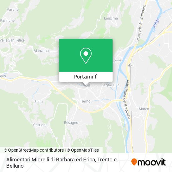Mappa Alimentari Miorelli di Barbara ed Erica