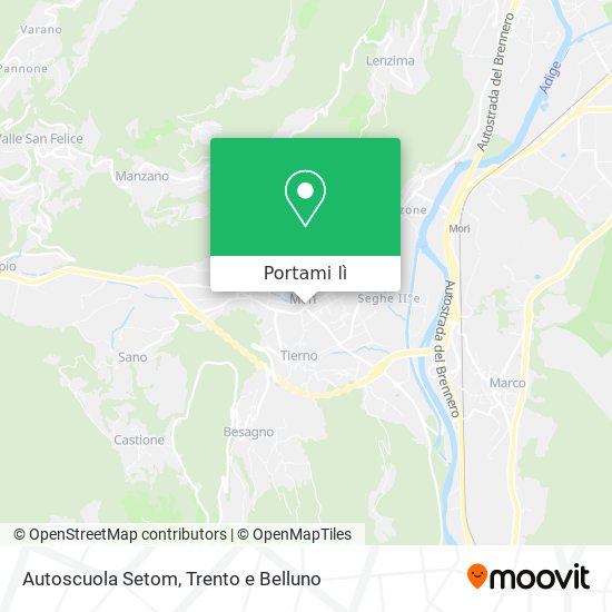 Mappa Autoscuola Setom