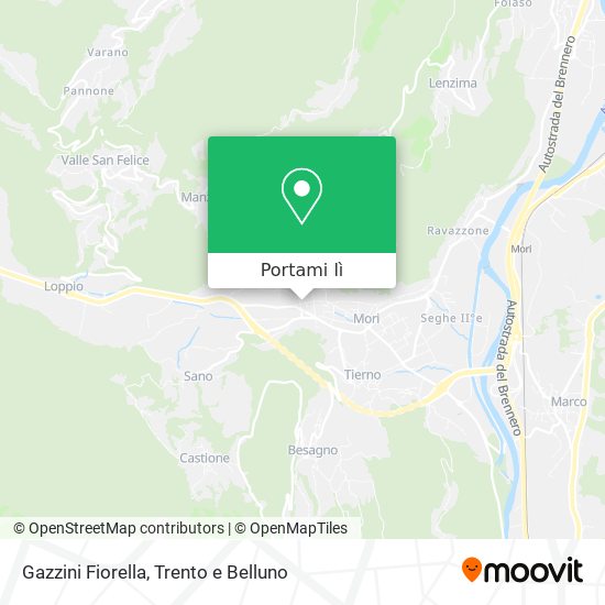 Mappa Gazzini Fiorella