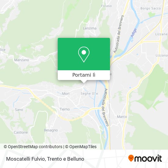 Mappa Moscatelli Fulvio