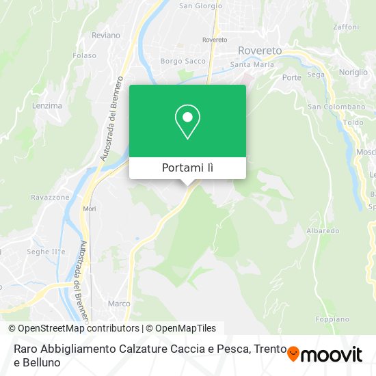 Mappa Raro Abbigliamento Calzature Caccia e Pesca
