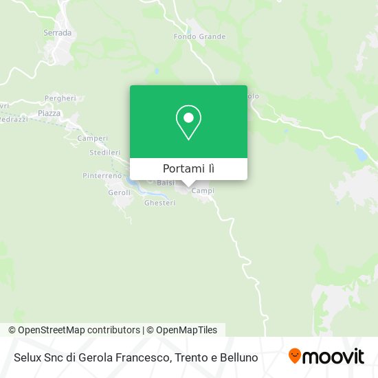 Mappa Selux Snc di Gerola Francesco