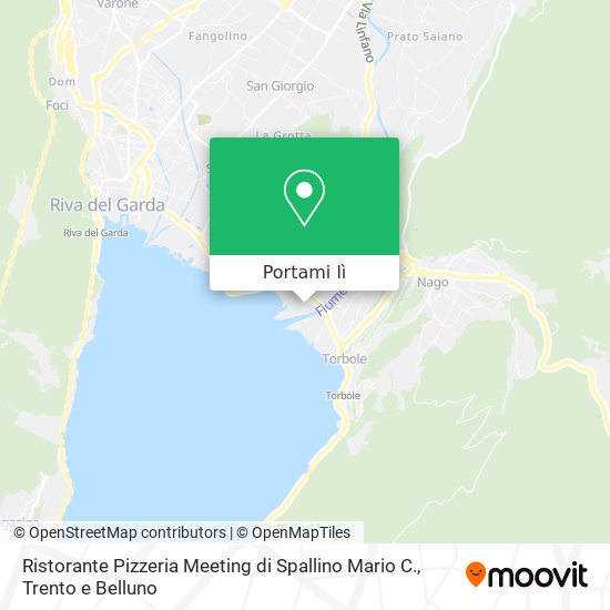 Mappa Ristorante Pizzeria Meeting di Spallino Mario C.