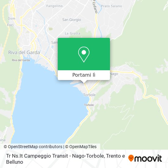 Mappa Tr Ns.It Campeggio Transit - Nago-Torbole