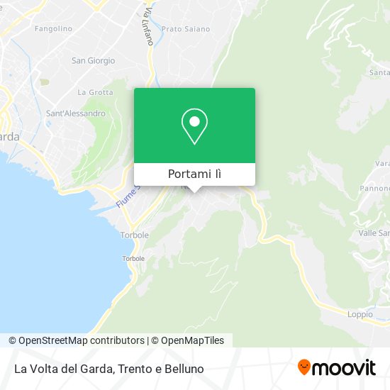 Mappa La Volta del Garda