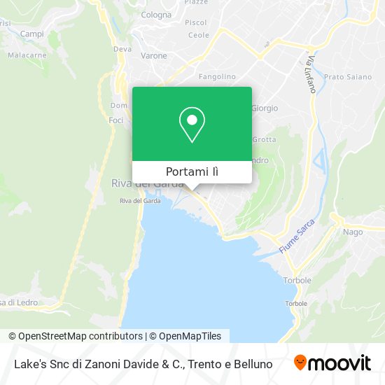 Mappa Lake's Snc di Zanoni Davide & C.